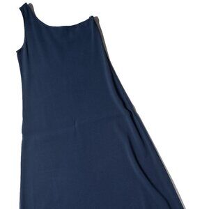 Calvin Klein Collection Navy One-Shoulder Evening Gown – Made in Italy, Size 8